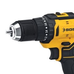 Sgs 20V 1.5ah Şarjlı Matkap Çift Akülü Profesyonel Akülü Matkap Seti Kömürsüz Motor