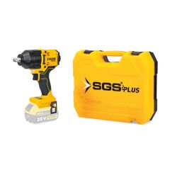 Sgs 20V 4.0Ah Profesyonel 650Nm Tork Akülü Darbeli Somun Sıkma-Sökme Çift Batarya Kömürsüz Motor